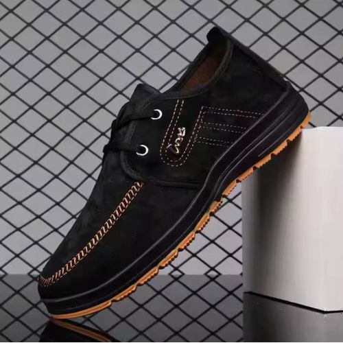 product_image_name-Generic-Men's Sneakers – Comfortable Walking Shoes Black-2