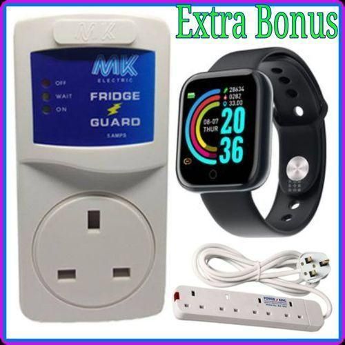 product_image_name-MK-Fridge Guard+Free 4 Way-white  Power Extension+Smartwatch.-1