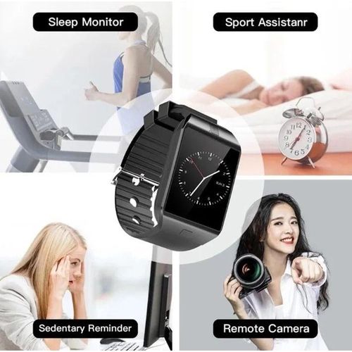 product_image_name-Generic-W-007 Bluetooth Smart Watch with Camera, Pedometer, Sleep Monitor & Sedentary Reminder-4