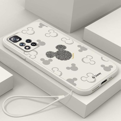 Generic Disney Mickey Minnie Logo Liquid Rope Phone Case For Xiaomi Redmi  Note 12 10 11 9 Pro Plus Speed 11S 11T 10S 9T 9S 5G Cover Capa @ Best Price  Online