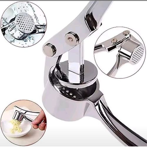 product_image_name-Generic-Handheld Garlic Press Stainless Steel Manual Crusher for Quick Kitchen Food Prep-1