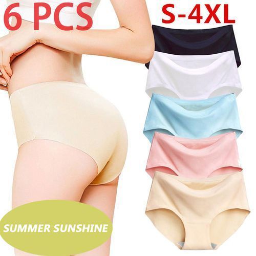 Fashion 6pcs Ladies Seamless Panties- Booty Transformation No