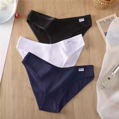 FINETOO Women's Cotton Briefs Women's Panties Sexy Female