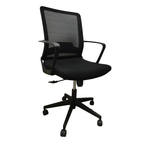 Chairs R Us Mid Back Ergonomic Office Chair with Mesh Back & Fabric