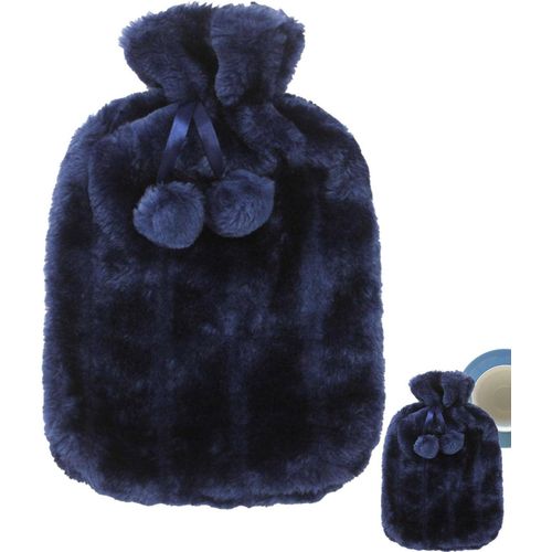 product_image_name-Generic-Hot Water Bottle with Soft Faux Plush Cover for Heat Therapy-3