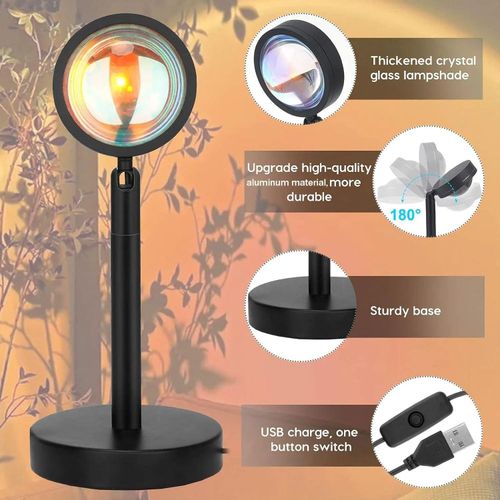 product_image_name-Generic-USB Sunset Lamp with Rainbow Blue and Warm Sunset Effects-2