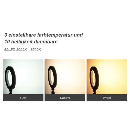 product_image_name-Generic-10 Inch LED Makeup Ring Light – Dimmable Lamp with Remote Control for Photography-4
