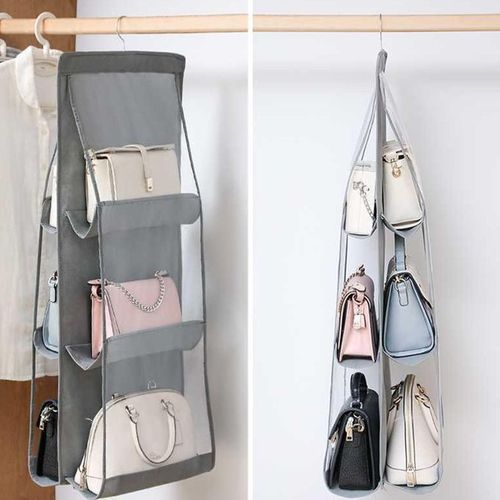 Maximize Closet Space 8 Pocket Hanging Purse Organizer! - Temu