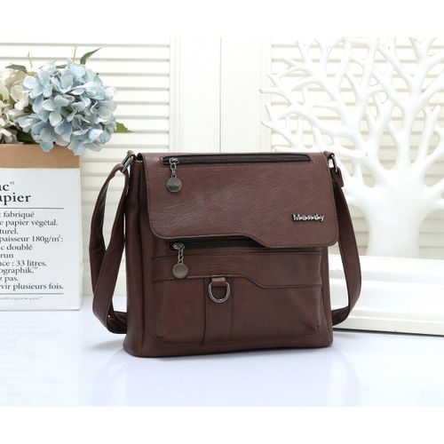 product_image_name-Mandy-Stylish Multi-Pocket Shoulder Sling Bag - Versatile & Chic Cross-body For Everyday-1