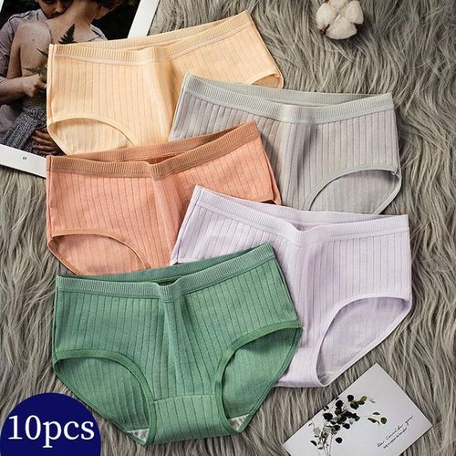 10pcs Breathable Cotton Underwear for Women