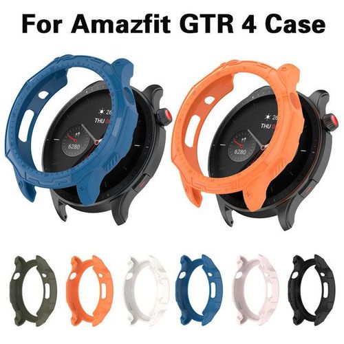 Generic Screen Protector Case For Amazfit Gtr4 Gtr 4 Watch Frame Protector  Silicone Case Cover For Amazfit Gtr 4 Hollow Cases @ Best Price Online