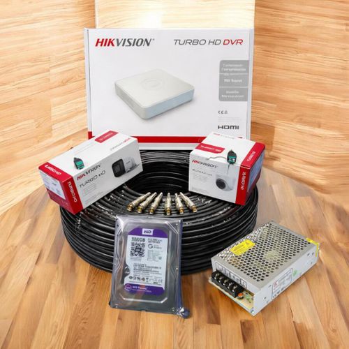 product_image_name-Hikvision-2 1080P Full HD 2MP Easy Installation User Friendly Design CCTV Cameras Complete System Kit-1