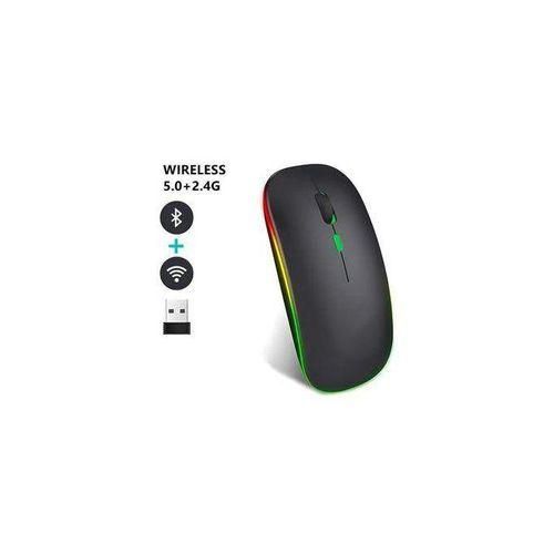 product_image_name-Generic-JERTECH Bluetooth 2.4G Wireless Mouse With USB Rechargeable ,-1
