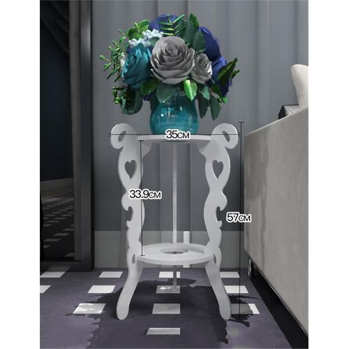 product_image_name-Generic-3 legged 2 layer white decor table Size 57cm×35-1