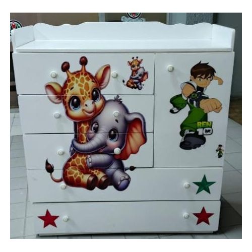 product_image_name-Generic-MDF Chest of Drawers(4 by 4 feet)-2