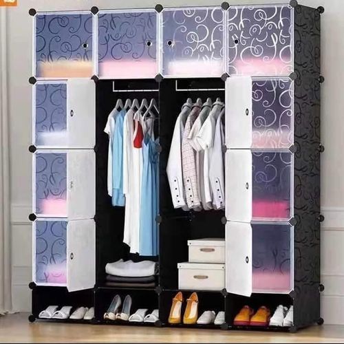 product_image_name-HOMMY-4c portable plastic wardrobe-1