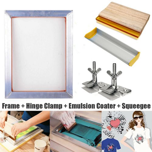 Water Resistant and Solvent Resistant Photo Emulsion - Screen printing  frame, Screen printing squeegee, Screen printing mesh