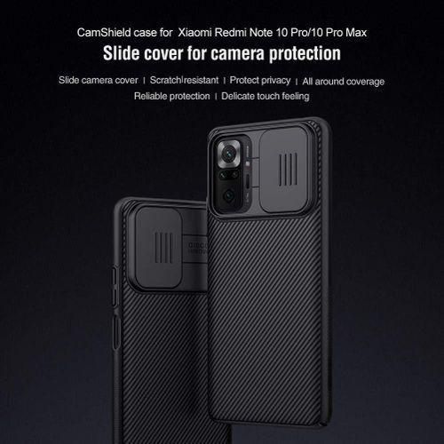 product_image_name-Generic-Nilkin Xiaomi Redmi Note 10 Pro Case, Nillkin CamShield Slim Case Protective Cover With Camera Protector-2