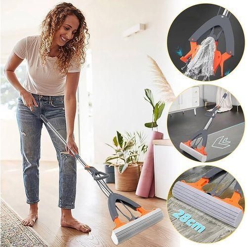product_image_name-Generic-28cm x 114cm Self-Wringing Super Absorbent Sponge Mop for Home,-1