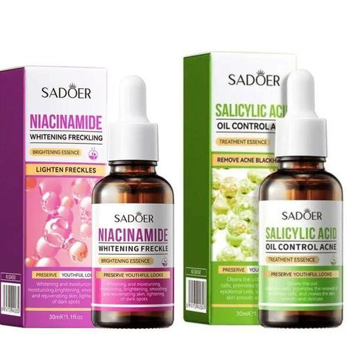 product_image_name-SADOER- 2 in 1, Niacinamide Brightening Essence + Salicylic Acid Acne Treatment Essence, Oil Control and Black Heads Remover-1