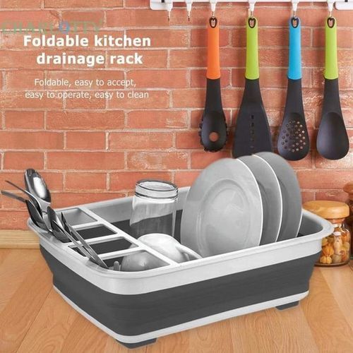 Generic Silicone Foldable Dish Drainer @ Best Price Online