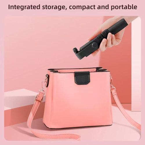 product_image_name-Generic-Multifunctional Wireless Bluetooth Extended  selfie stick R1S PLUS 100 CM length  Tripod + Fill Light +Shutter Remote-2