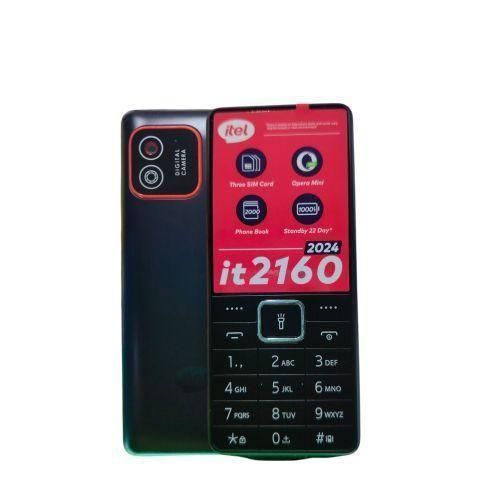 product_image_name-Itel-MOBILE PHONE 2160//TRIPPLE SIM CARD//1000MAH-Blk +Free Gift-1