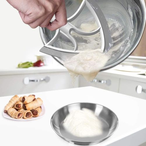 Flex Edge Beater for KitchenAid Tilt-Head Stand Mixer, 4.5-5 Quart Flat  Beater Blade with Flexible Silicone Edges Bowl Scraper 