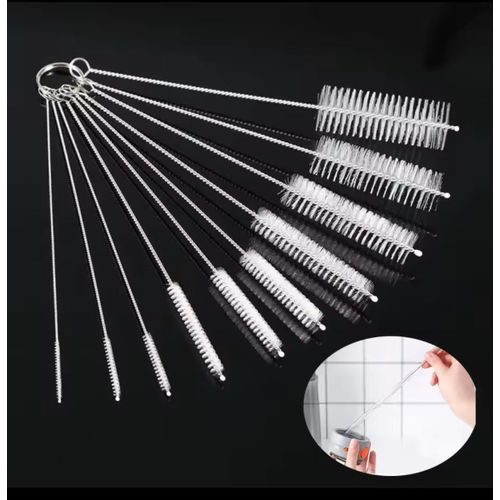 product_image_name-Generic-10Pcs Drinking Straw Cleaning Brush Set-1