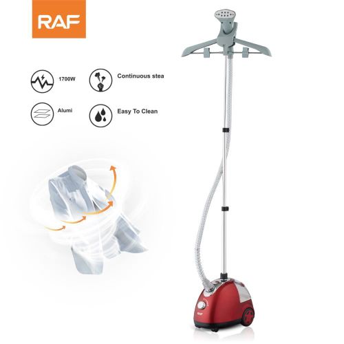 product_image_name-RAF-Heavy Duty Commercial Full-Size Garment Steamer with Foot Pedals, clothes hunger, refreshing brush and Extra Large Water Tank, 1700 watts of Powerful Steam-1