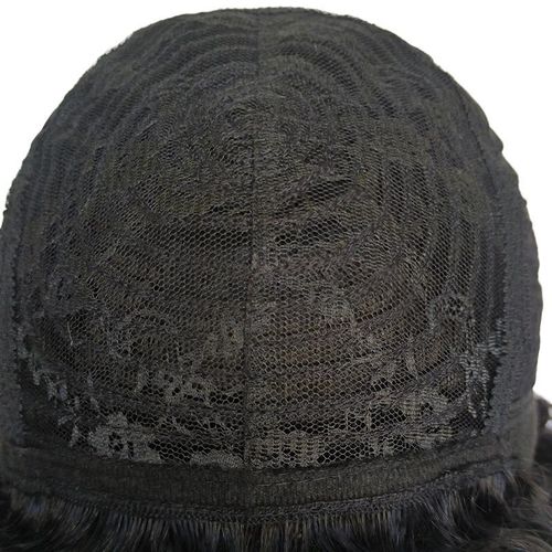 product_image_name-STYLE ICON-Afro Curl Wig Human Nature Hair Wig Color 1B LUCERNE 8" Made-Machine Wig Human Nature Hair Wig For Women-6