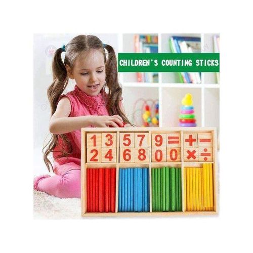 product_image_name-Generic-Early Learning Mathematical Intelligence Stick – Educational Counting Toy For Kids, Number Recognition & Math Skills Development – Montessori Math Tool-4