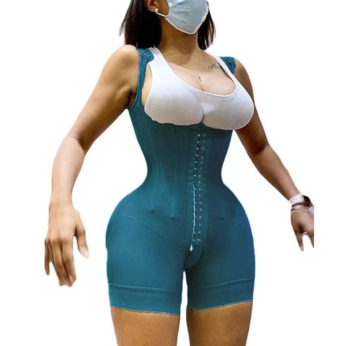 Fashion Fajas Reductoras Latex Body Shaper Leanta Cola Post Parto