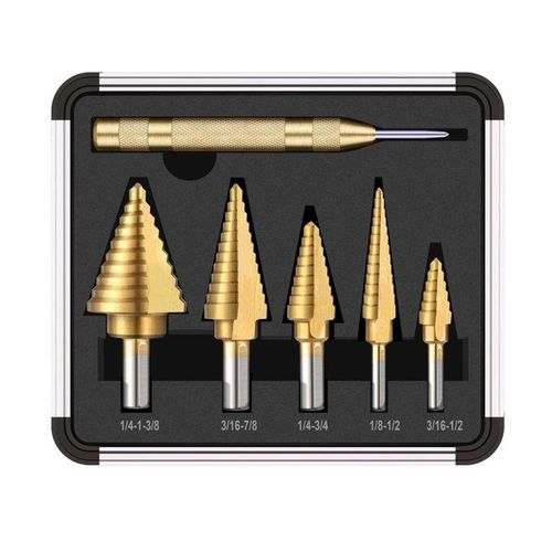 Titanium step drill bit hotsell
