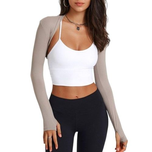 Women's Long Sleeve Sports Bra Top