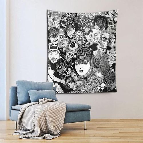 Generic Horror Manga Poster Tomie Unlimited Junji Ito Japanese Tapestry Anime Trippy Curtain Macrame Background Cloth Room Decor Tapiz Best Price Online Jumia Kenya
