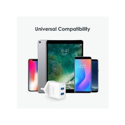 product_image_name-Oraimo-Firefly-2 5.0V/2.1A Dual Fast Charging USB Fast Wall Charger-6