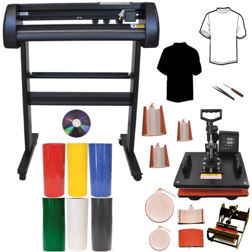 Heat press,Cutter plotter ,Printer,Ink ,Paper T-shirt Transfer