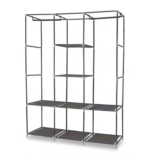 product_image_name-Rashnik-RN -7601 Storage Wardrobe Organizer - Maroon.-2