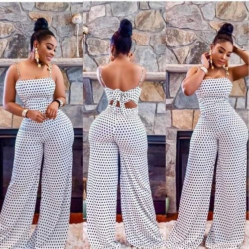 Bow long jumpsuit - Woman