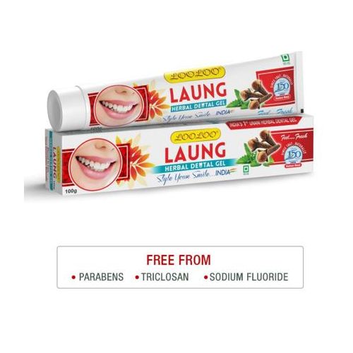 product_image_name-Looloo-Herbal Dental Gel (Laung) Paste 100g-1