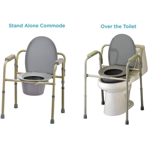 product_image_name-Generic-Folding Steel Commode Chair With  Arm rests-3