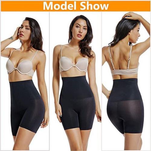 Homgro Women's Tummy Control Shapewear Shorts High Waist Trainer Slimming  Body Shaper Shorts Underwear Nude 14 