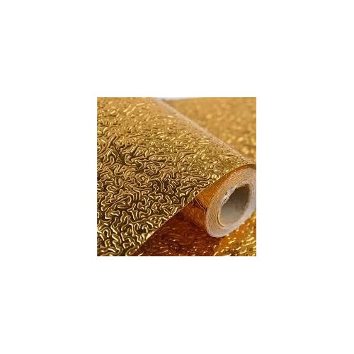 product_image_name-Generic-Heavy-Duty Metallic Aluminum Foil Roll 60cm x 500cm – Waterproof, Oilproof, Heat-Resistant Kitchen Counter & Cabinet Liner-3