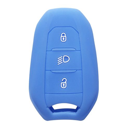 Generic Shell Cover Holder Car Key Fob Case 5008 DS5 DS6 For Peugeot 208  DS3 For Citroen C4 C5 X7 Silicone Rubber Smart E Key Cover-light Blue @  Best Price Online
