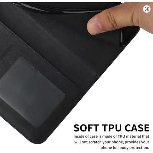 product_image_name-Generic-Tecno Spark 40 Pro Plus (+) Case Flip Wallet Book Leather Heavy Protective Phone Case/ cover-4