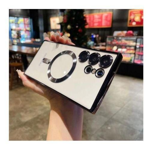 product_image_name-Generic-SAMSUNG GALAXY NOTE 20 ULTRA TRANSPARENT BACK CASE/ COVER (BLACK SIDES)-1