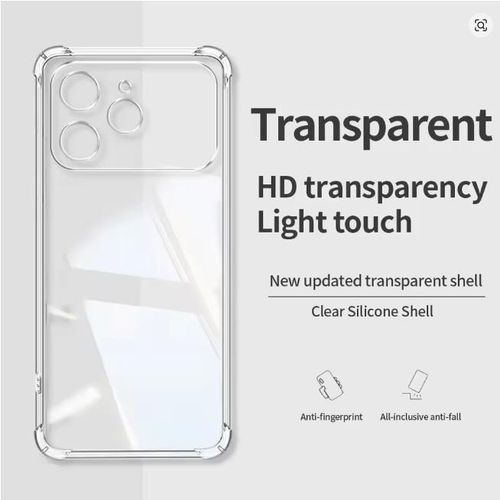 product_image_name-Generic-Tecno Spark 40 Clear Case - Transparent Cover with Heavy Duty Protection and Unique Style-4