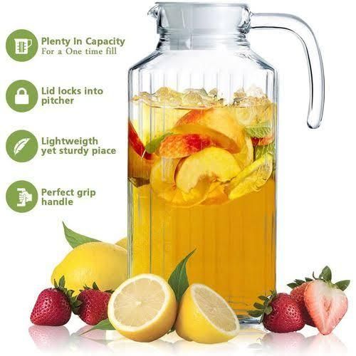 product_image_name-Generic-Quadro Glass Jug  2Ltrs-1