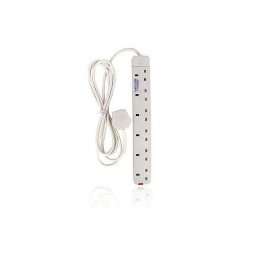 product_image_name-Power King-6 Way Quality Extension Socket with 3Meter Cable - Heavy Duty Surge Protected-1
